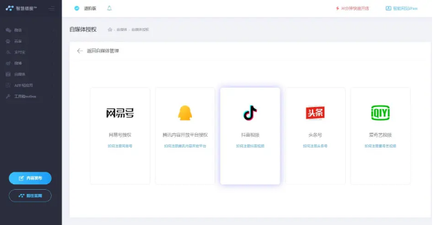 抖音號授權